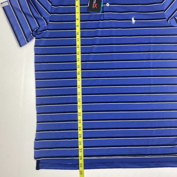 NWT Polo Ralph Lauren RLX Golf Performance Stretch Shirt - Striped - Picture 8 of 9